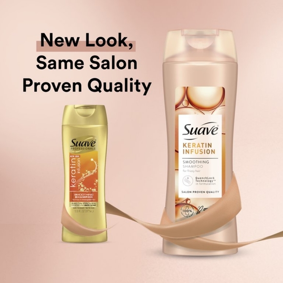 Lot of 2 Suave Smoothing Shampoo & Conditioner, Keratin Infusion - Picture 4 of 5